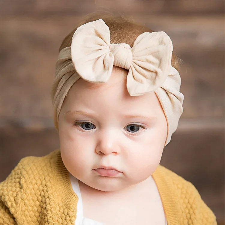 Faixa de Cabelo Infantil com Laço Bonito para Bebé Menina