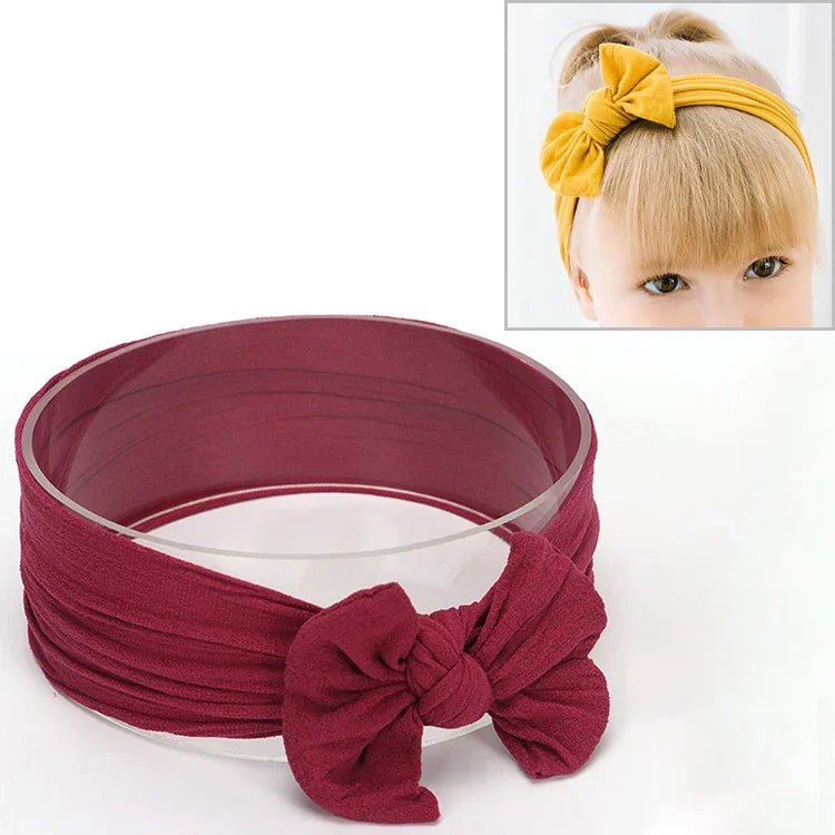 Faixa de Cabelo Infantil com Laço Bonito para Bebé Menina