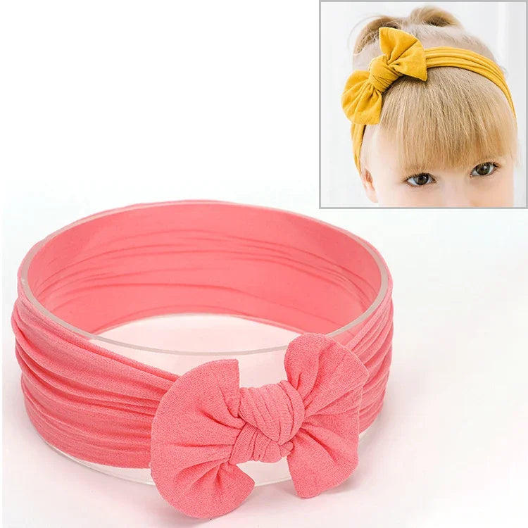 Faixa de Cabelo Infantil com Laço Bonito para Bebé Menina