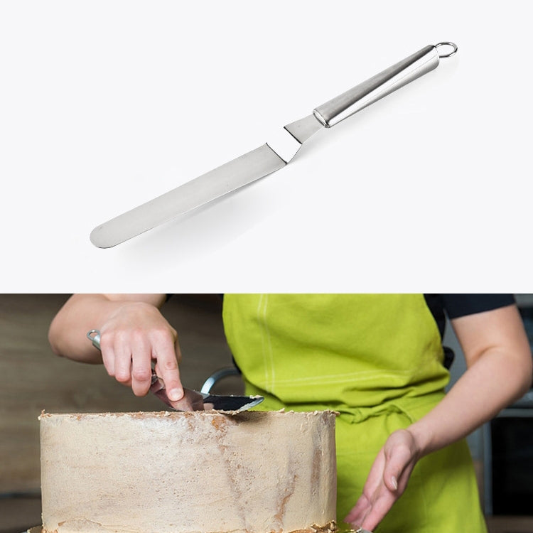 Espátula de Creme em Aço Inoxidável, Faca Sino em Aço Inoxidável, Espátula para Bolo, Raspador para Cozedura, Ferramentas de Cozedura