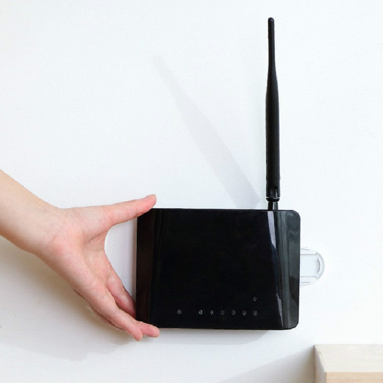 10 Peças Suporte de Placa para Acabamento de Fios com Ficha, Suporte de Router de Parede, Oval, Quadrado