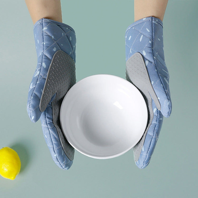 Luvas de Cozinha para Micro-ondas em Silicone Espesso, Resistentes ao Calor, Isolamento Especial para Cozedura e Proteção contra Queimaduras