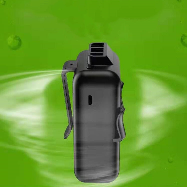 Ventoinha portátil de cintura pendurada mini sem pás com carregamento USB, 6000mAh