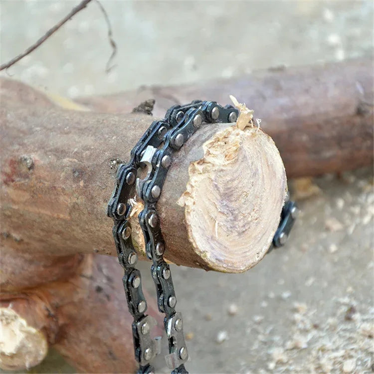 Serra de Arame Portátil para Exterior de Mão Serra de Campo Sobrevivência em Aço Manganês Serra Multifuncional para Corte de Madeira, Serra de Arame (11 Dentes Laranja), Serra de Arame (11 Dentes Preto)