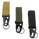 2PCS Mosquetão para Camping Exterior Ganchos para Mochila Gancho Olecrano Molle Equipamento de Sobrevivência Fecho de Nylon EDC