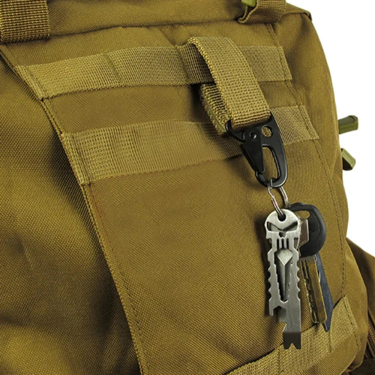 2PCS Mosquetão para Camping Exterior Ganchos para Mochila Gancho Olecrano Molle Equipamento de Sobrevivência Fecho de Nylon EDC