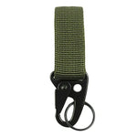 2PCS Mosquetão para Camping Exterior Ganchos para Mochila Gancho Olecrano Molle Equipamento de Sobrevivência Fecho de Nylon EDC