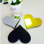 2 Peças Autocolantes de Parede 3D DIY com Letras Inglesas em Acrílico para Decoração de Casa Criativa e Personalizada