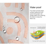 Cortina de Duche Geométrica Impermeável para Banho, Com 200 x Altura 200cm, Com 100 x Altura 200cm, Com 120 x Altura 200cm, Com 150 x Altura 200cm, Com 220 x Altura 200cm, Com 260 x Altura 200cm, Com 280 x Altura 200cm