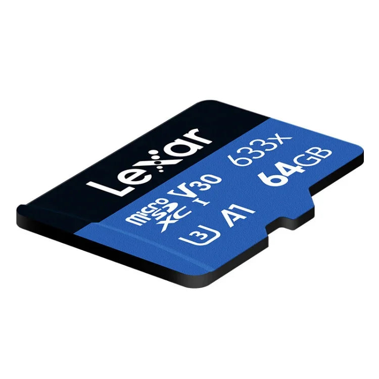 Cartão de Memória TF Lexar 633x 64GB de Alta Velocidade Dedicado para Gravador de Condução e Telemóvel DVR, 64GB
