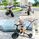 Brinquedos para Andar Triciclo para Bebé Bicicleta Dobrável para Crianças, Triciclo para Bebé