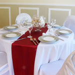 Toalha de Mesa em Cetim Decoração para Festa em Casa, Casamento, Decoração de Natal, 30X275CM