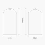 100 PCS Sacos Descartáveis Transparentes para Roupa, Capa Anti-Pó, 55x80cm PP 4 Fios, 60x90cm PP 4 Fios, 60x100cm PP 4 Fios, 55x80cm PE Espesso 6 Fios, 60x90cm PE Espesso 6 Fios, 60x100cm PE Espesso 6 Fios, 60x110cm PP 4 Fios, 60x110cm PE Espesso 6 Fios