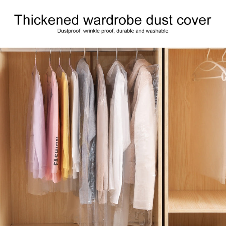 100 PCS Sacos Descartáveis Transparentes para Roupa, Capa Anti-Pó, 55x80cm PP 4 Fios, 60x90cm PP 4 Fios, 60x100cm PP 4 Fios, 55x80cm PE Espesso 6 Fios, 60x90cm PE Espesso 6 Fios, 60x100cm PE Espesso 6 Fios, 60x110cm PP 4 Fios, 60x110cm PE Espesso 6 Fios