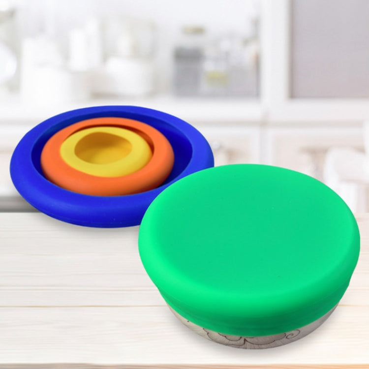 3 Conjuntos de Tampa de Silicone 4 em 1 para Conservação Multifuncional Tampa Esticável e Vedante para Frutas e Legumes Entrega de Cor Aleatória, Tampa de Silicone para Conservação