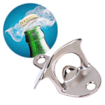 2 Peças de Abridor de Garrafas Vintage Montado na Parede para Vinho e Cerveja