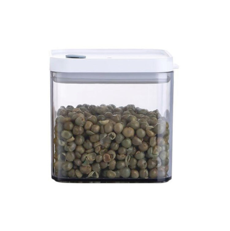 Frasco Doméstico Transparente com Grão Grosso e Tampa Selada, Recipiente de Armazenamento de Grau Alimentar para Frutos Secos e Snacks, 700ml, 1100ml, 1500ml