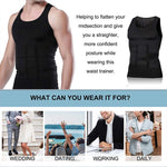 3PCS Colete Modelador de Corpo Masculino Redutor, S, L, M, XL, XXL