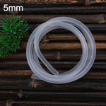 Mangueira de bomba de oxigénio em silicone macio 4x6mm para pedra de bolha de ar profissional para aquário, tanque de peixes, lagoa, filtro de bomba de ar, tubo de aeração, 5m, 10m