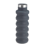 Garrafa de Água Portátil de Silicone Retrátil Dobrável Garrafa de Café para Viagem ao Ar Livre Chaleira de Bebida Desportiva, Capacidade:500ml, Cinzento, Laranja, Azul, Roxo