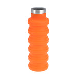 Garrafa de Água Portátil de Silicone Retrátil Dobrável Garrafa de Café para Viagem ao Ar Livre Chaleira de Bebida Desportiva, Capacidade:500ml, Cinzento, Laranja, Azul, Roxo