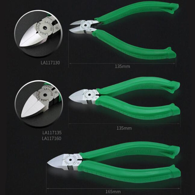 Cortadores de Fios Obliquos em Plástico para Eletricista, 5,5 Polegadas, 5 Polegadas, 6 Polegadas