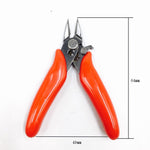 Alicate Mini para Corte de Água Eletrónica em Aço Inoxidável, Ferramentas de Reparação para Eletricista, Vermelho, Preto