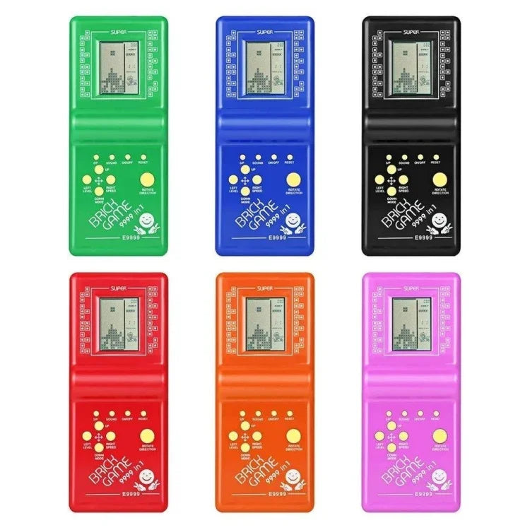 Consola de Jogo Portátil Clássica Tetris Brick, 7 Jogos Integrados, Entrega de Cor Aleatória, Consola de Jogo Brick Portátil