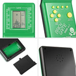 Consola de Jogo Portátil Clássica Tetris Brick, 7 Jogos Integrados, Entrega de Cor Aleatória, Consola de Jogo Brick Portátil