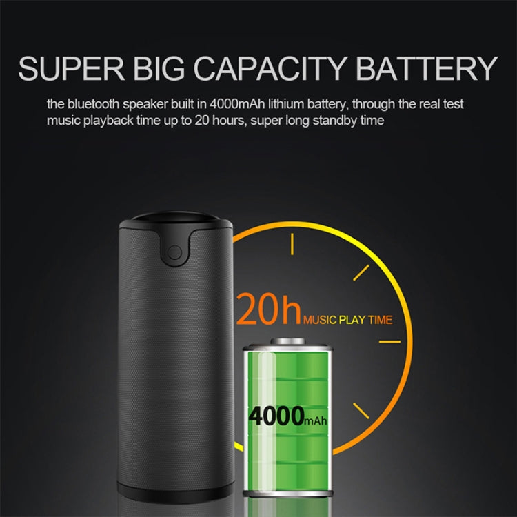 Coluna Bluetooth Estéreo 3D ZEALOT S8, Subwoofer Sem Fios, Coluna Portátil com Controlo Tátil, Reprodução AUX, Cartão TF, Mãos Livres com Microfone