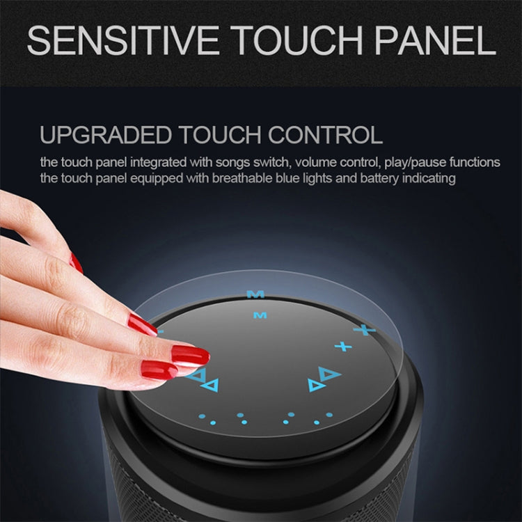 Coluna Bluetooth Estéreo 3D ZEALOT S8, Subwoofer Sem Fios, Coluna Portátil com Controlo Tátil, Reprodução AUX, Cartão TF, Mãos Livres com Microfone