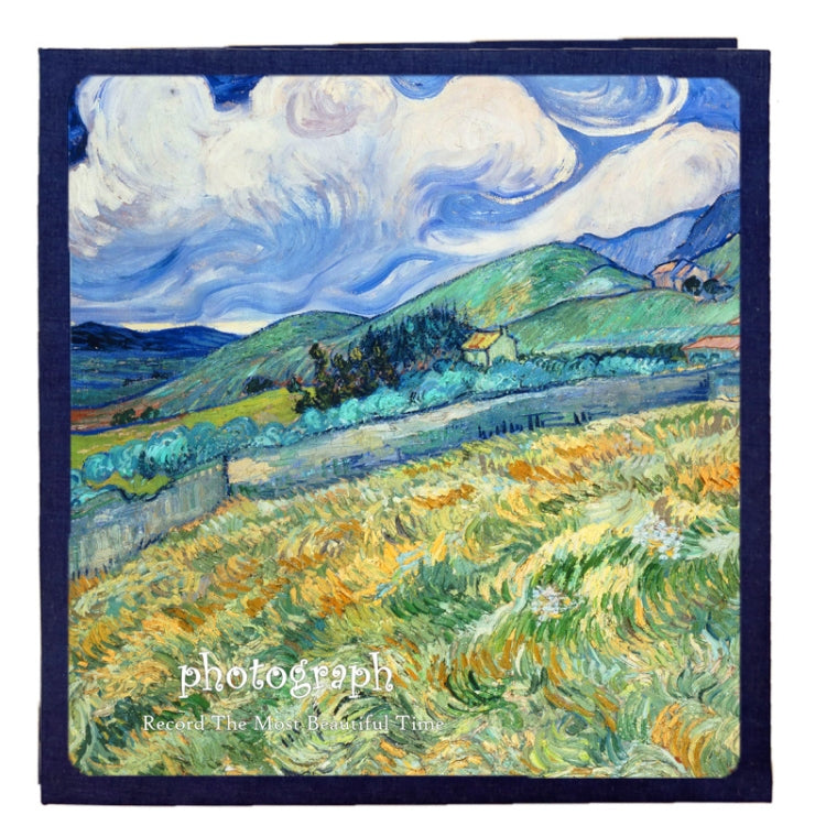 Retro Art DIY Handmade Photo Album Self-Adhesive Film Album, 16 inch Blossom, 16 inch Bouquet, 16 inch Landscape, 16 inch Starry Night, 16 inch Ride The Wind And Waves, 16 inch Back To Nature, 16 inch Sunflower, 16 inch Starry Sky, 16 inch Apricot Blos...