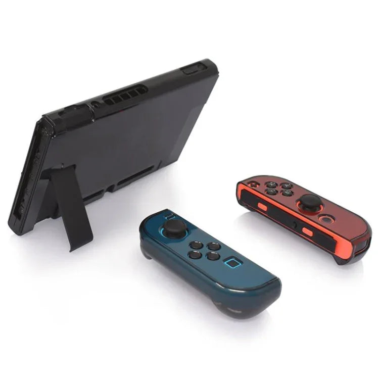Capa de Proteção Rígida PC para Nintend Switch NS, Capa de Plástico Cristal Destacável para Console, Acessórios para Comando