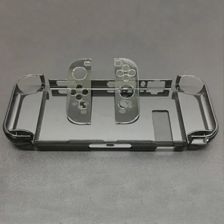 Capa de Proteção Rígida PC para Nintend Switch NS, Capa de Plástico Cristal Destacável para Console, Acessórios para Comando