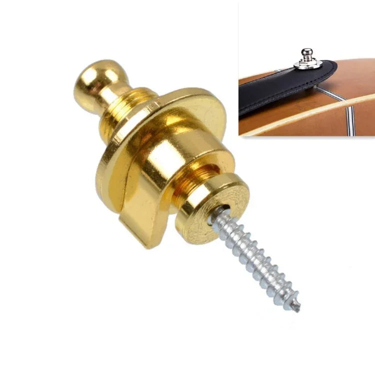 Fivela Universal de Metal para Correia de Guitarra, Prego para Correia, Prego de Cauda de Guitarra Anti-deslizante