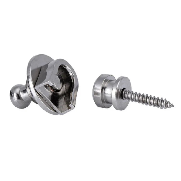 Fivela Universal de Metal para Correia de Guitarra, Prego para Correia, Prego de Cauda de Guitarra Anti-deslizante