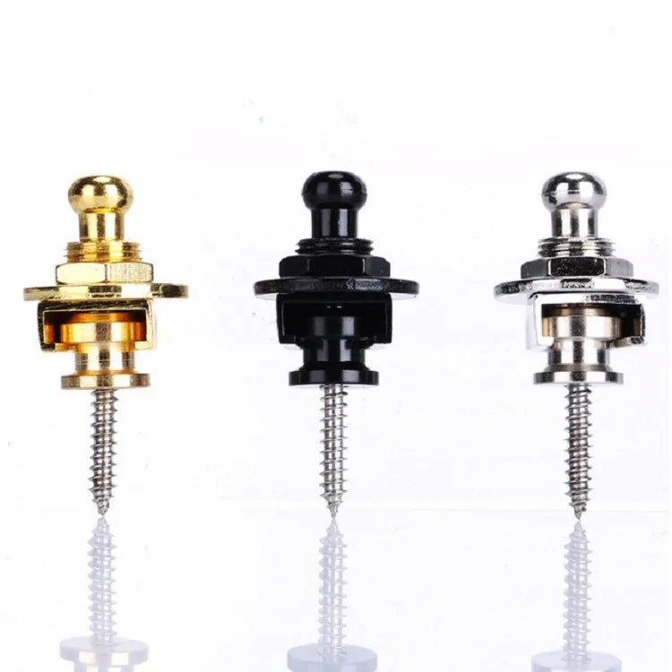 Fivela Universal de Metal para Correia de Guitarra, Prego para Correia, Prego de Cauda de Guitarra Anti-deslizante
