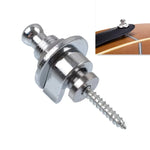 Fivela Universal de Metal para Correia de Guitarra, Prego para Correia, Prego de Cauda de Guitarra Anti-deslizante