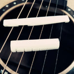 Almofada de Cordas de Guitarra Superior e Inferior em Osso de Boi para Ponte, Acessórios para Guitarra, Cordas de Guitarra