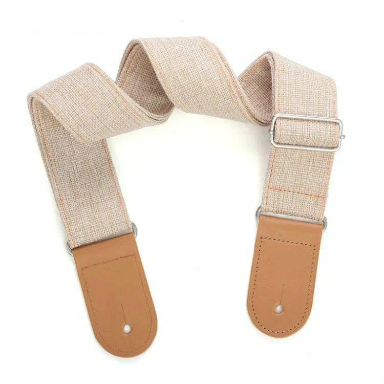 Correias de Algodão e Linho para Guitarra, Correia Diagonal para Ombro, Acessórios para Instrumentos Musicais