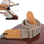 Correias de Algodão e Linho para Guitarra, Correia Diagonal para Ombro, Acessórios para Instrumentos Musicais