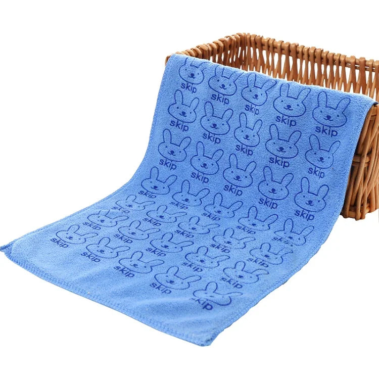 Toalha de Rosto para Bebé e Criança 25*50cm, Microfibra Absorvente para Banho, Praia, Roupa de Banho, Toalha de Algodão para Crianças, 25x50cm