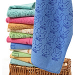 Toalha de Rosto para Bebé e Criança 25*50cm, Microfibra Absorvente para Banho, Praia, Roupa de Banho, Toalha de Algodão para Crianças, 25x50cm