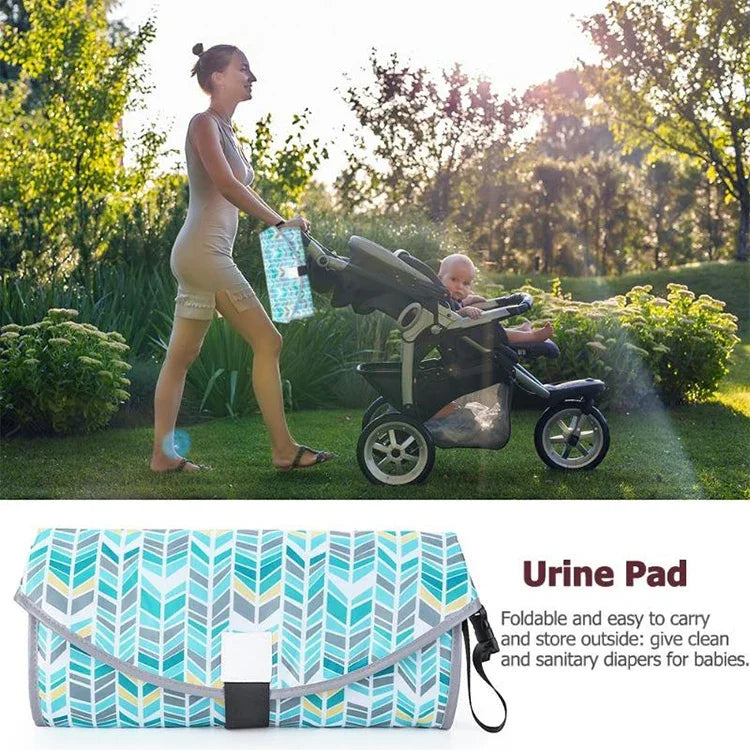 Almofada Portátil para Mudança de Fraldas de Bebé, Dobrável, Impermeável, Almofada de Enfermagem, Tamanho Único