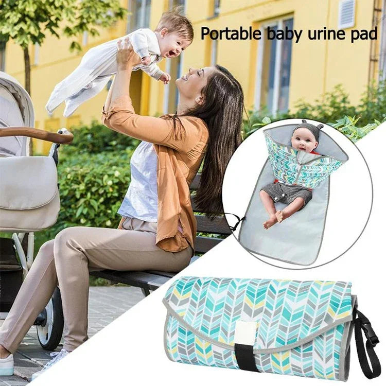Almofada Portátil para Mudança de Fraldas de Bebé, Dobrável, Impermeável, Almofada de Enfermagem, Tamanho Único