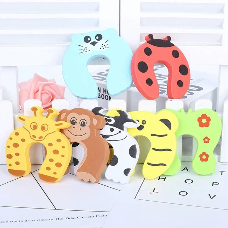 Protetor de Porta para Bebés, Trava de Segurança para Dedos, Guarda de Segurança para Dedos, Brinquedo Protetor para Bebés, Entrega em Cor Aleatória