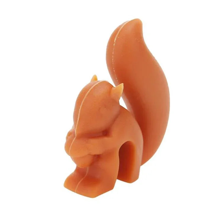 10 Peças de Saco de Chá de Esquilo em Silicone Multifuncional para Reconhecimento de Copos de Vinho, Esquilo (Café)