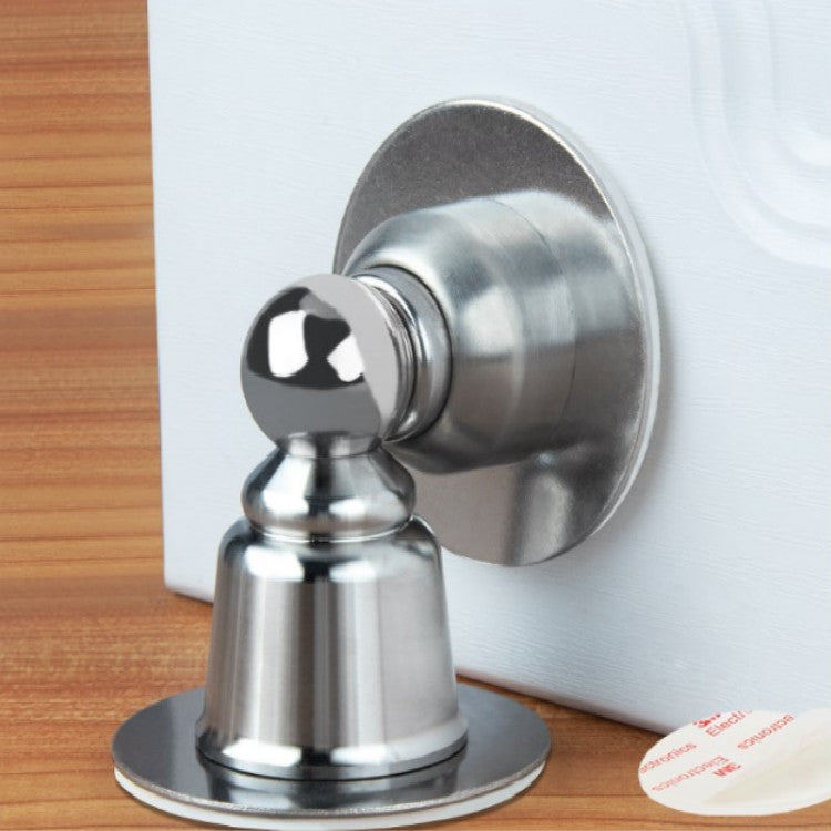 Batente de Porta Magnético Forte Sem Furos, Batente de Porta em Aço Inoxidável
