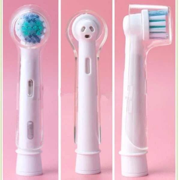 12 Unidades de Tampas Protetoras Transparentes para Cabeças de Escova de Dentes Elétricas