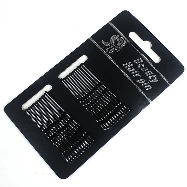 3 PCS Presilhas Femininas Pretas e Douradas Grampos de Cabelo Faixas Acessórios para Cabelo